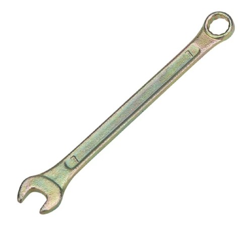 Rexant (12-5802-2) Ключ комбинированный 7мм, желтый цинк Rexant (12-5802-2) Ключ комбинированный 7мм, желтый цинк