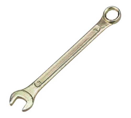 Rexant (12-5803-2) Ключ комбинированный 8мм, желтый цинк Rexant (12-5803-2) Ключ комбинированный 8мм, желтый цинк