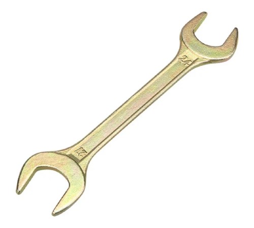 Rexant (12-5833-2) Ключ рожковый 24х27мм, желтый цинк Rexant (12-5833-2) Ключ рожковый 24х27мм, желтый цинк