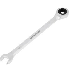 Rexant (12-5805-1) Ключ комбинированный трещоточный 10мм, CrV, зеркальный хром