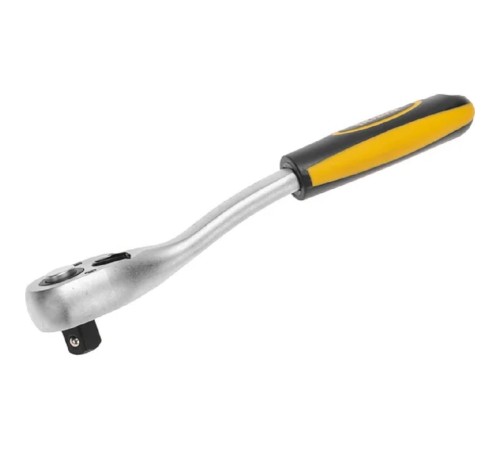 Kranz (KR-12-8401) Ключ-трещотка для торцовых головок 1/2, CrV, 72 зубца Kranz (KR-12-8401) Ключ-трещотка для торцовых головок 1/2, CrV, 72 зубца