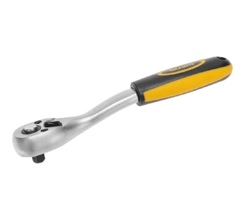 Kranz (KR-12-8403) Ключ-трещотка для торцовых головок 1/4, CrV, 72 зубца Kranz (KR-12-8403) Ключ-трещотка для торцовых головок 1/4, CrV, 72 зубца