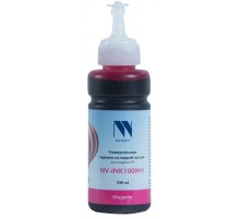 Чернила NV PRINT универсальные на водной основе NV-INK100MH для аппаратов HP (100 ml) Magenta совместимые