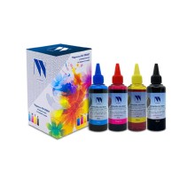 Чернила NV PRINT универсальные на водной основе для аппаратов HP, комплект 4 цвета по 100 мл совместимые