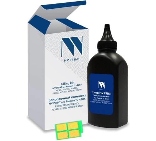 Заправочный комплект NV PRINT для Pantum TL-420X (P3010, M6700, M6800, P3300, M7100, M7200, P3300), 200 гр, 6000 стр (тонер + чип) Заправочный комплект NV PRINT для Pantum TL-420X (P3010, M6700, M6800, P3300, M7100, M7200, P3300), 200 гр, 6000 стр (тонер + чип)