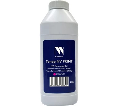 Тонер + девелопер NVP для Xerox Phaser 6510, 6280, WorkCenter 6515 Premium (250г) Magenta