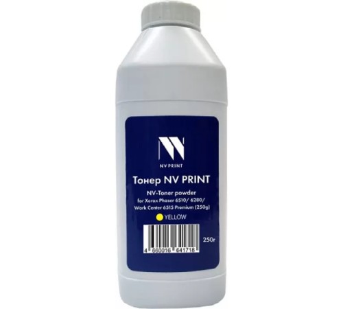 Тонер + девелопер NVP для Xerox Phaser 6510, 6280, WorkCenter 6515 Premium (250г) Yellow