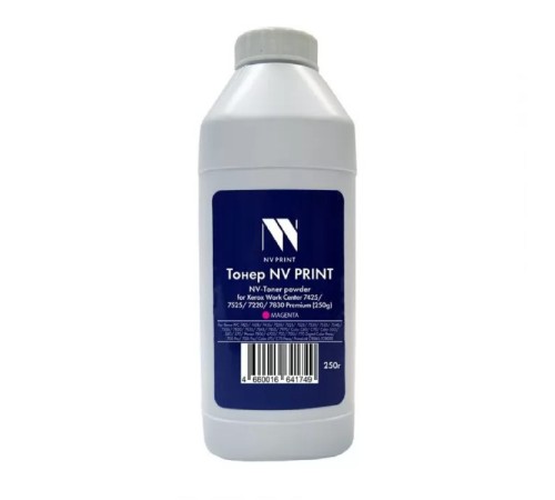 Тонер + девелопер NVP для Xerox WorkCenter 7425, 7525, 7220, 7830 Premium (250г) Magenta. WC 7425, 7428, 7435; WC 7220, 7225; WC 7525, 7530, 7535, 7545, 7556, 7830, 7835, 7845, 7855, 7970; Color C60,