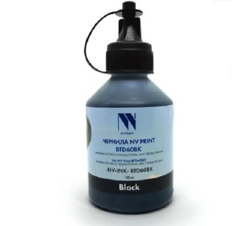 Чернила NV PRINT BTD60BK для Brother DCP-T220/T226/T310/T420W/T425W/T426W/T428W/T510W/T520W/T710W/T720DW/T725DW/T820DW/T825DW, MFC-T810W/T910DW/T920DW/T925DW/T4500DW,HL-T4000DW (100 мл) Black совмести