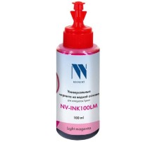 Чернила NV PRINT универсальные на водной основе NV-INK100ULM для аппаратов canon/Epson/НР/Lexmark (100 ml) Light Magenta совместимые