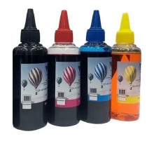 Чернила NV PRINT для аппаратов Epson, комплект 4 цвета (пигментные Bk + водные C,M,Y) по 100 мл, совместимые