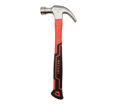 Rexant (12-8121) Молоток-гвоздодер 450г фибергласовая рукоятка