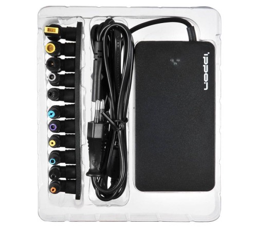 Блок питания Ippon S90U автоматический 90W 18.5V-20V 11-connectors 4.5A 1xUSB 2.1A от бытовой электросети LED индикатор Блок питания Ippon S90U автоматический 90W 18.5V-20V 11-connectors 4.5A 1xUSB 2.1A от бытовой электросети LED индикатор