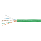 Cabeus UTP-4P-Cat.5e-SOLID-LSZH-GN Кабель витая пара UTP (U/UTP), категория 5e, 4 пары (24 AWG), одножильный, зеленый, LSZH, нг(А)-HF (305 м)