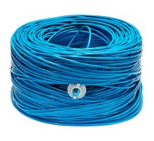 CABEUS UTP-4P-CAT.5E-SOLID-LSZH-BL КАБЕЛЬ ВИТАЯ ПАРА UTP (U/UTP), КАТЕГОРИЯ 5E, 4 ПАРЫ (24 AWG)