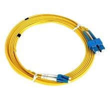 Rexant (50-2477-1) Патч-корд оптический (SM), 9/125 (OS2), LC/UPC-SC/UPC, 3мм (Duplex), LSZH, 2м