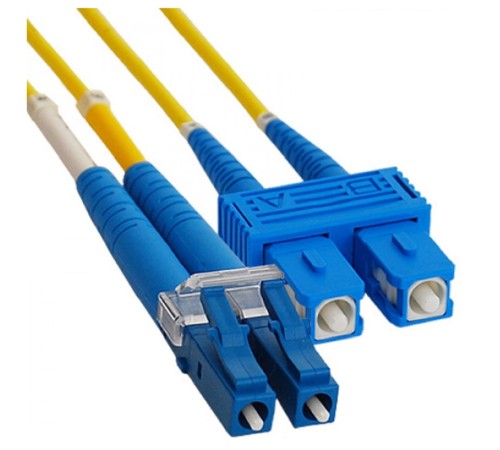 Rexant (50-2409) Патч-корд оптический переходной (SM), 9/125 (OS2), LC/UPC-SC/UPC, (Duplex), LSZH, 1м