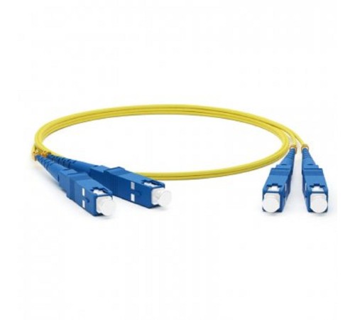 Rexant (50-2014) Патч-корд оптический соединительный (SM), 9/125 (OS2), SC/UPC-SC/UPC, (Duplex), LSZH, 5м Rexant (50-2014) Патч-корд оптический соединительный (SM), 9/125 (OS2), SC/UPC-SC/UPC, (Duplex), LSZH, 5м