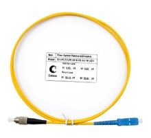 Cabeus FOP(s)-9-SC-FC-1m Шнур оптический simplex SC-FC 9/125 sm 1м LSZH