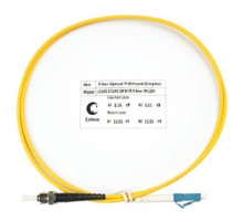 Cabeus FOP(s)-9-LC-ST-1m Шнур оптический simplex LC-ST 9/125 sm 1м LSZH