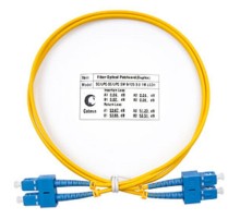 Cabeus FOP(d)-9-SC-SC-1m Шнур оптический duplex SC-SC 9/125 sm 1м LSZH