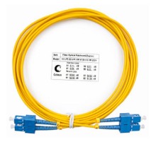Cabeus FOP(d)-9-SC-SC-3m Шнур оптический duplex SC-SC 9/125 sm 3м LSZH