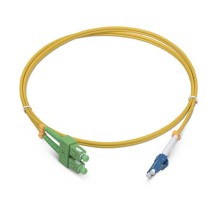 Cabeus FOP(d)-9-SC/APC-LC/UPC-1m Шнур оптический duplex SC/APC-LC/UPC 9/125 sm 1м LSZH