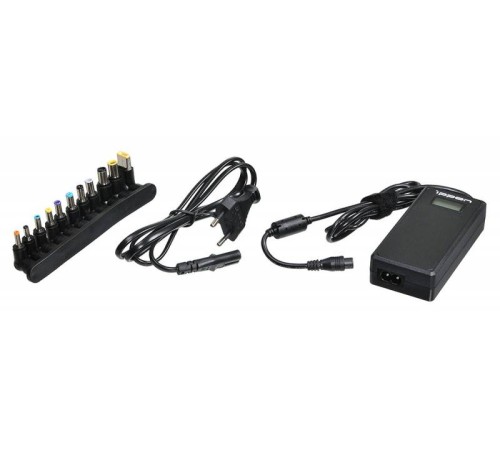 Блок питания Ippon D90U автоматический 90W 15V-19.5V 11-connectors 4.5A 1xUSB 2.1A от бытовой электросети LСD индикатор