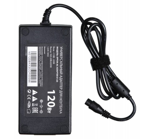 Блок питания Ippon E120 автоматический 120W 18.5V-20V 11-connectors 6.0A от бытовой электросети LED индикатор