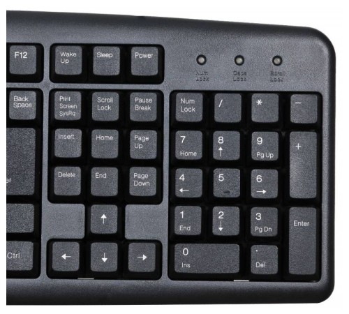 Клавиатура Оклик 100M черный USB Клавиатура Оклик 100M черный USB