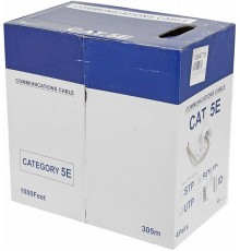 Кабель информационный Lanmaster NM-UTP5E4PR-CU кат.5е U/UTP не экранированный 4X2X25AWG PVC внутренний 305м серый