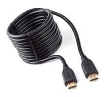 Кабель HDMI Cablexpert 19M/19M, v2.1, 8К, медь, позол.контакты, экран, 3м, черный, пакет (CC-HDMI8K-3M)