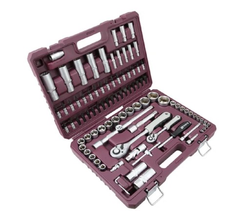 Thorvik TS094 Набор инструмента универсальный 1/4", 1/2"DR, 94 предмета Thorvik TS094 Набор инструмента универсальный 1/4", 1/2"DR, 94 предмета