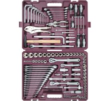 Thorvik TS142 Набор инструмента универсальный 1/4", 3/8" и 1/2"DR, 142 предмета