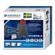 Кронштейн для телевизора Kromax TECHNO-3 серый 15"-40" макс.20кг настенный поворотно-выдвижной и наклонный