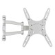 Кронштейн для телевизора Kromax TECHNO-5 белый 15"-55" макс.35кг настенный поворот и наклон
