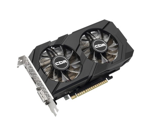 Видеокарта CBR GTX1650 4Gb GDDR6, 128bit, 1410-1590Mhz, 1*DP + 1*HDMI + 1*DVI, 75W, Ret [VGA-STX1650-4G-RTL]