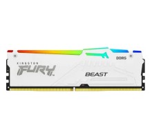 Оперативная память Kingston Fury Beast KF568C34BWA-16 DDR5 -  1x 16ГБ 6800МГц, DIMM,  White,  Ret