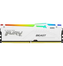 Оперативная память Kingston Fury Beast KF568C34BWA-16 DDR5 -  1x 16ГБ 6800МГц, DIMM,  White,  Ret
