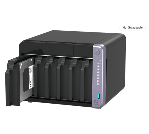 Сетевое хранилище NAS Qnap TS-632X-4G 6-bay