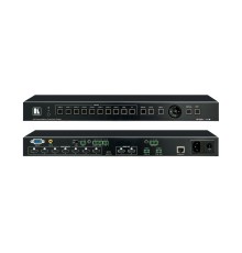 Kramer VP-550X Масштабатор HDMI / VGA / CV / USB-C в HDMI с эмбедированием и деэмбедированием аудио; поддержка 4К60 4:4:4, микшируемый микрофонный вход, два параллельных выхода HDMI (54-00086330)