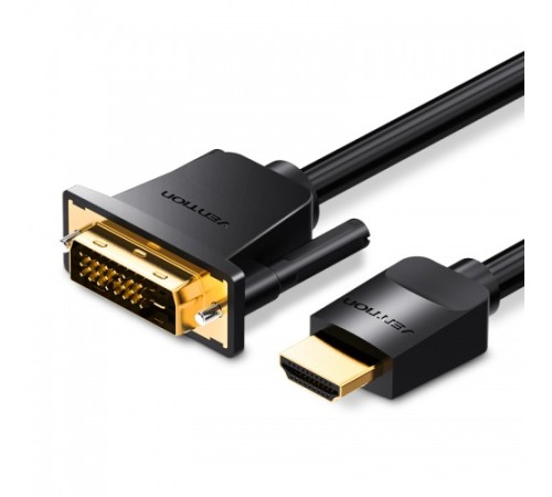 Кабель Vention HDMI 19M/DVI-D Dual link 25M - 3 м. Vention HDMI (m) - DVI-D (m) 3м (ABFBI) Кабель Vention HDMI 19M/DVI-D Dual link 25M - 3 м. Vention HDMI (m) - DVI-D (m) 3м (ABFBI)