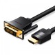Кабель Vention HDMI 19M/DVI-D Dual link 25M - 3 м. Vention HDMI (m) - DVI-D (m) 3м (ABFBI)