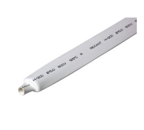 Трубка термоусадочная 15.0/7.5 1м бел. REXANT 21-5001