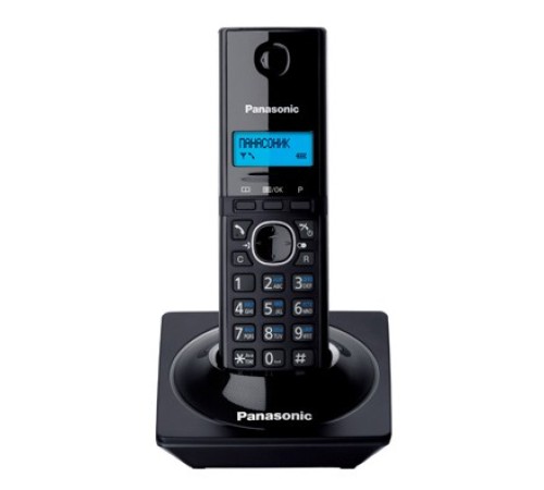 Panasonic KX-TG1711RUB (черный) {АОН, Caller ID,12 мелодий звонка,подсветка дисплея,поиск трубки} Panasonic KX-TG1711RUB (черный) {АОН, Caller ID,12 мелодий звонка,подсветка дисплея,поиск трубки}