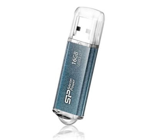 Флеш Диск Silicon Power 16Gb Marvel M01 SP016GBUF3M01V1B USB3.0 синий