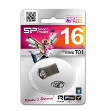 Silicon Power USB Drive 16Gb Touch T01 SP016GBUF2T01V1K {USB2.0, Black}