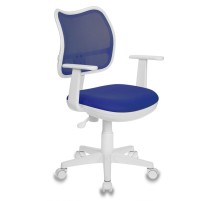 Кресло детское Бюрократ Ch-W797 синий сиденье синий TW-10 сетка/ткань крестовина пластик пластик белый