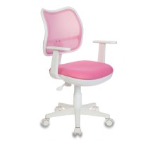 Кресло детское Бюрократ Ch-W797 розовый сиденье розовый TW-13A сетка/ткань крестовина пластик пластик белый