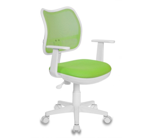 Кресло детское Бюрократ Ch-W797 салатовый TW-03A сиденье салатовый TW-18 сетка/ткань крестовина пластик пластик белый Кресло детское Бюрократ Ch-W797 салатовый TW-03A сиденье салатовый TW-18 сетка/ткань крестовина пластик пластик белый